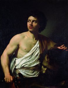 David met het hoofd van Goliath door Simon Vouet